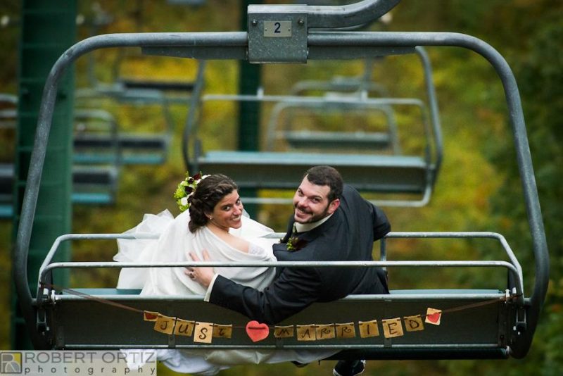 rustic wedding bride and groom