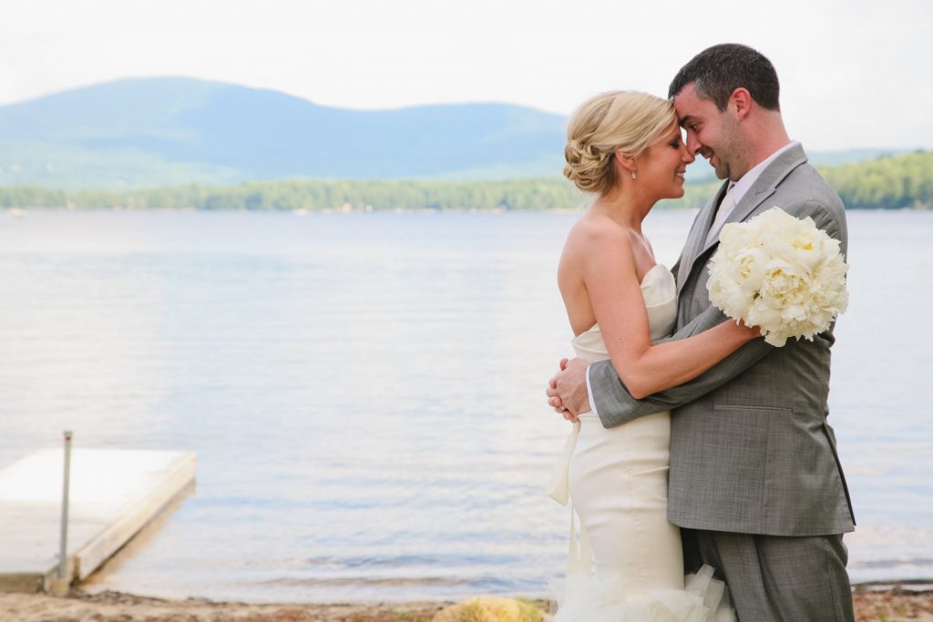 rustic wedding bride and groom