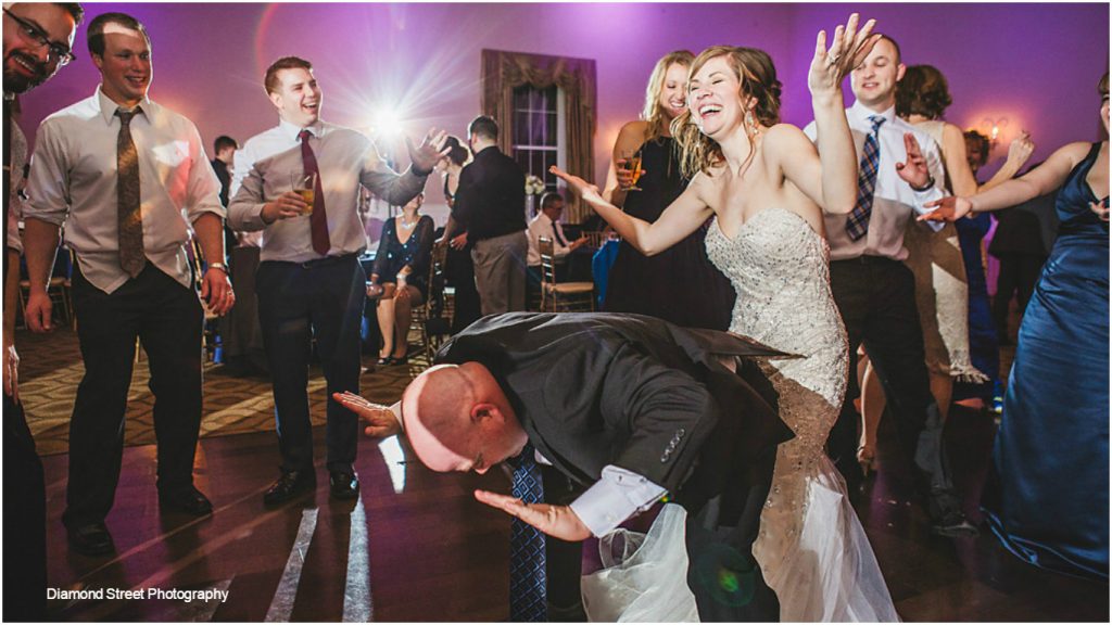 rustic wedding bride and groom