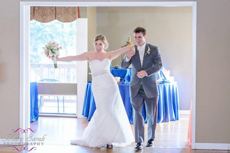 rustic wedding bride and groom