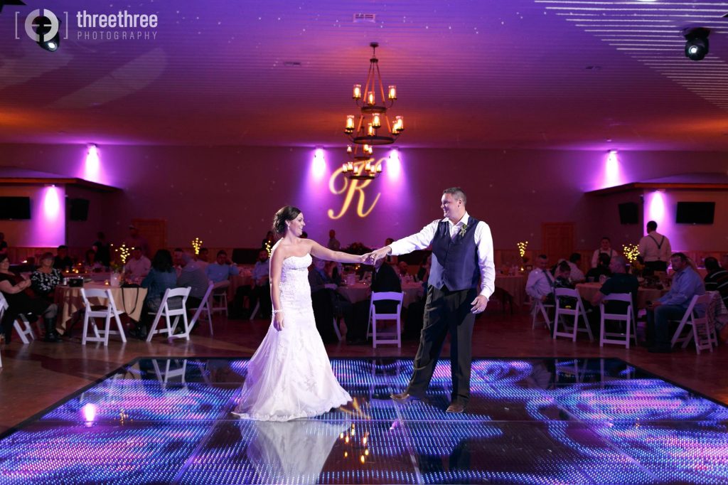 First dance at country wedding venue Berry Acres in Odessa, Missouri