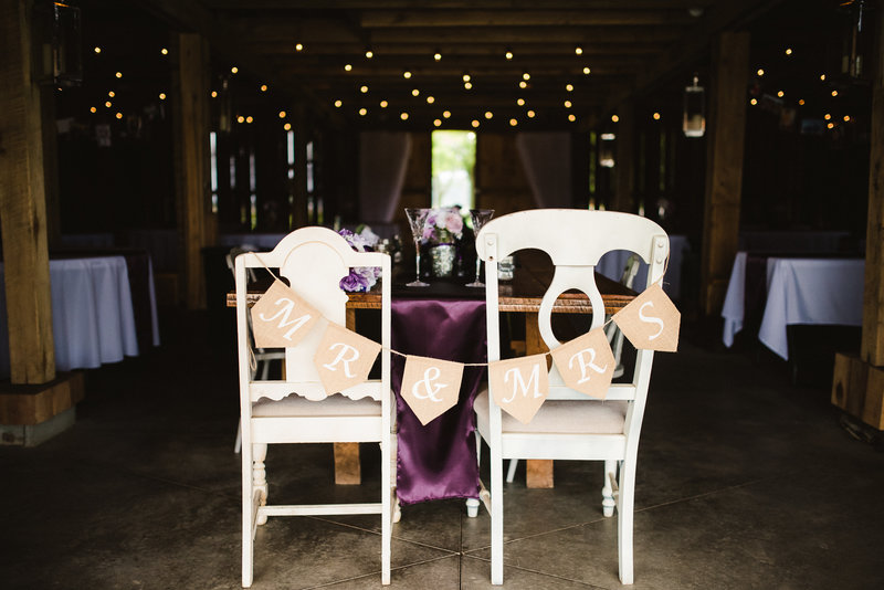 Barn Wedding Reception