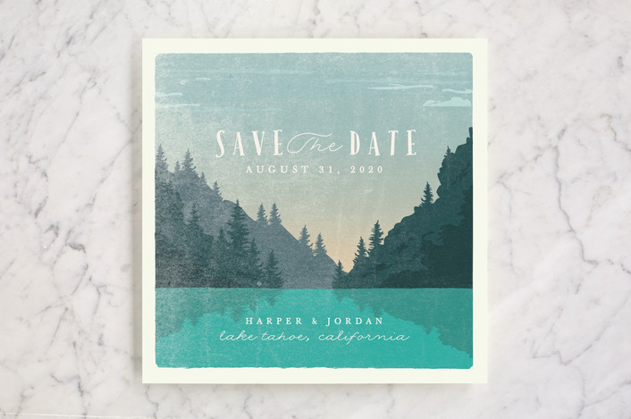 rustic wedding save the dates