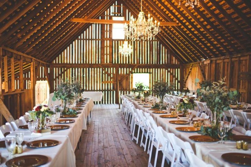 Barn Wedding Reception