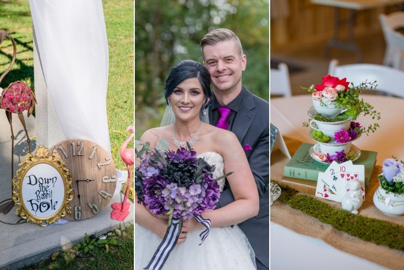 This Alice in Wonderland Wedding Is Everything You Never Knew You Needed -  Rustic Bride