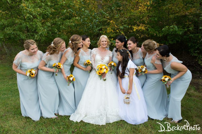 Blue Bridesmaid Dresses