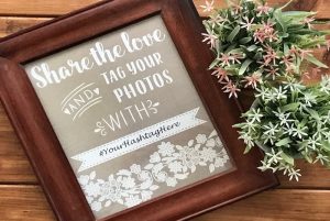 Free Instagram Wedding Sign Printable