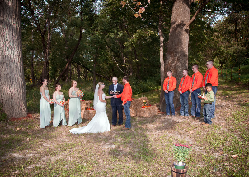 Rustic Wedding Ceremony
