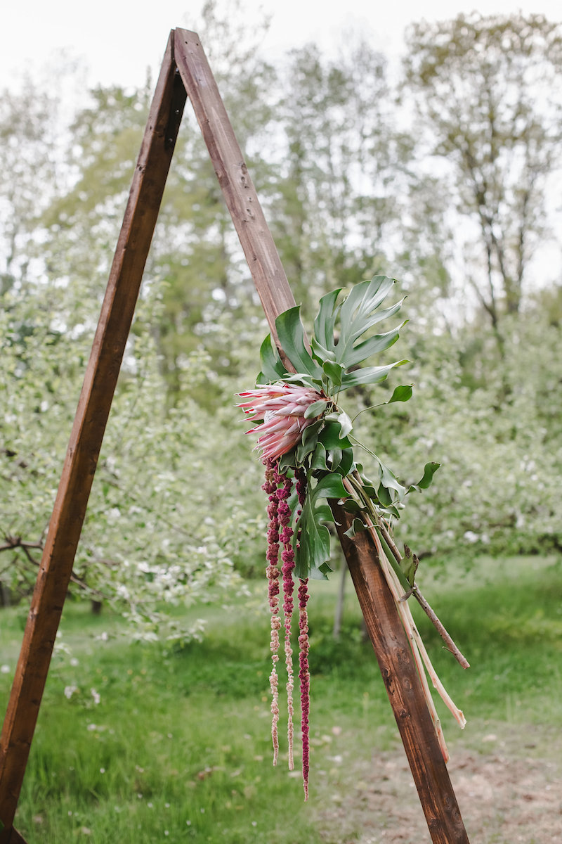 Pink Rustic Wedding Flowers