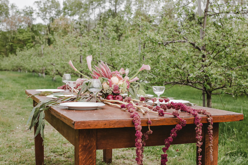 Rustic Wedding Tablescape