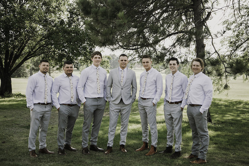 Grey hotsell pants groomsmen