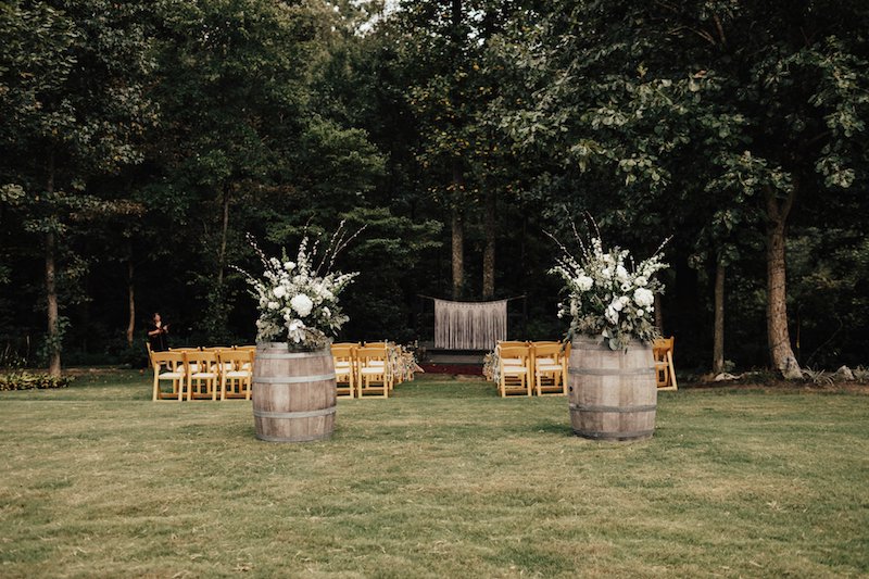 Nordic Chic Bohemian Wedding in Virginia - Rustic Bride